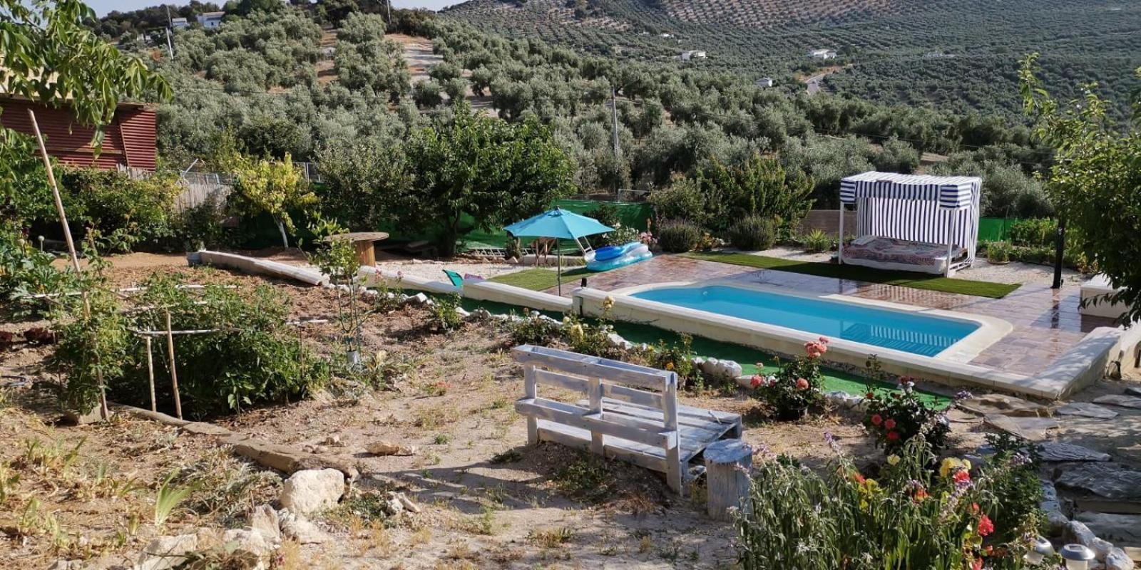 Villa Cortijo De La Cruz Iznájar Zimmer foto